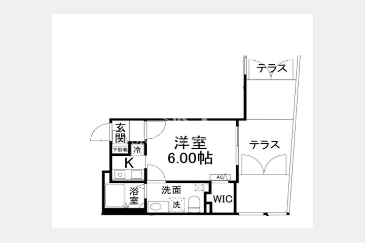 BRANCHE西新宿EASTの外観・室内