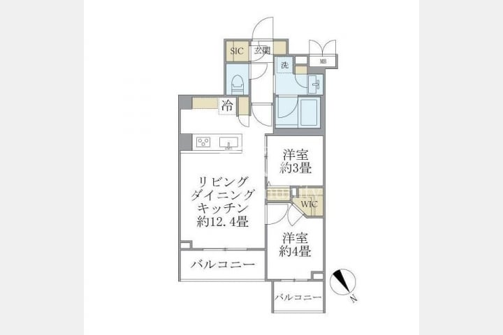 LA PERLA MEGURO-HIGASHIYAMAIIの外観・室内