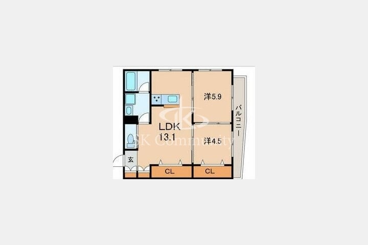 PARKSIDE RESIDENCEの外観・室内