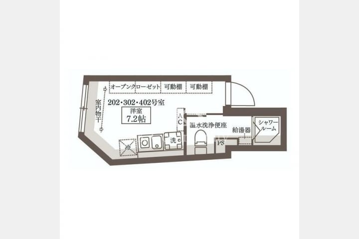 COCOCUBE高円寺Ⅱの外観・室内